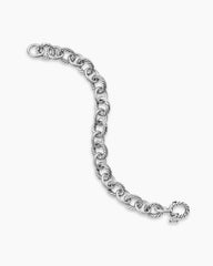 Oval Link Chain Bracelet in Sterling Silver, 10mm