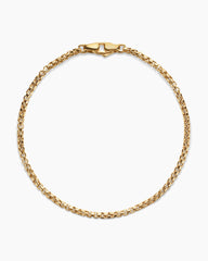 Box Chain Bracelet in 18K Yellow Gold, 2.7mm