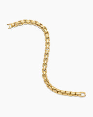 Box Chain Bracelet in 18K Yellow Gold, 7.3mm