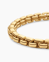 Box Chain Bracelet in 18K Yellow Gold, 7.3mm