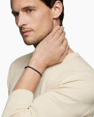 Box Chain Bracelet in Darkened Stainless Steel, 5mm