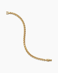 Box Chain Bracelet in 18K Yellow Gold, 5mm