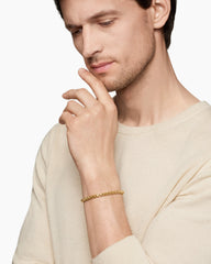 Box Chain Bracelet in 18K Yellow Gold, 5mm