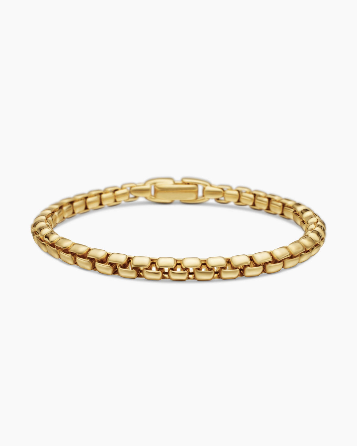 Box Chain Bracelet in 18K Yellow Gold, 5mm