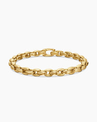 Elongated Box Chain Bracelet in 18K Yellow Gold, 6mm