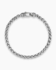 Wheat Chain Bracelet in Sterling Silver, 4mm