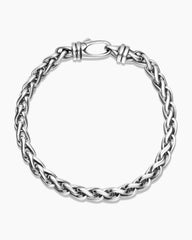 Wheat Chain Bracelet in Sterling Silver, 6mm