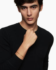 DY Madison® Link Bracelet in 18K Yellow Gold, 3.5mm