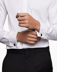 Streamline® Cushion Cufflinks in Sterling Silver with Black Onyx, 17mm