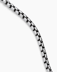Box Chain Necklace in Sterling Silver, 3.6mm