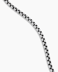 Box Chain Necklace in Sterling Silver, 2.7mm