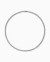 Box Chain Necklace in Sterling Silver, 5.2mm