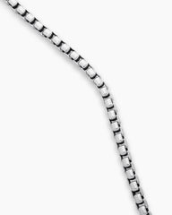 Box Chain Necklace in Sterling Silver, 7.3mm