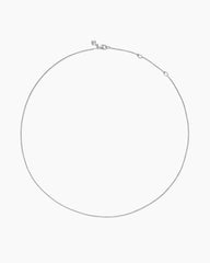 Box Chain Necklace in Sterling Silver, 1.25mm