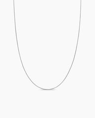 Box Chain Necklace in Sterling Silver, 1.25mm