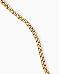 Box Chain Necklace in 18K Yellow Gold, 3.6mm