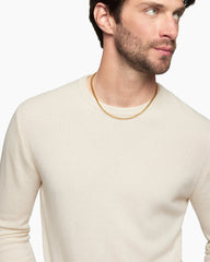 Box Chain Necklace in 18K Yellow Gold, 3.4mm