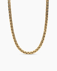 Box Chain Necklace in 18K Yellow Gold, 7.5mm