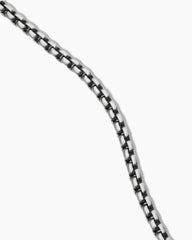 Box Chain Necklace in Sterling Silver with 14K Yellow Gold Accent, 1.7mm