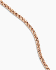 Box Chain Necklace in 18K Rose Gold, 1.7mm