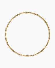 Box Chain Necklace in 18K Yellow Gold, 5mm