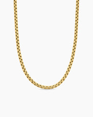Box Chain Necklace in 18K Yellow Gold, 5mm