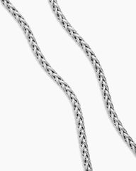 Wheat Chain Necklace in Sterling Silver, 4mm