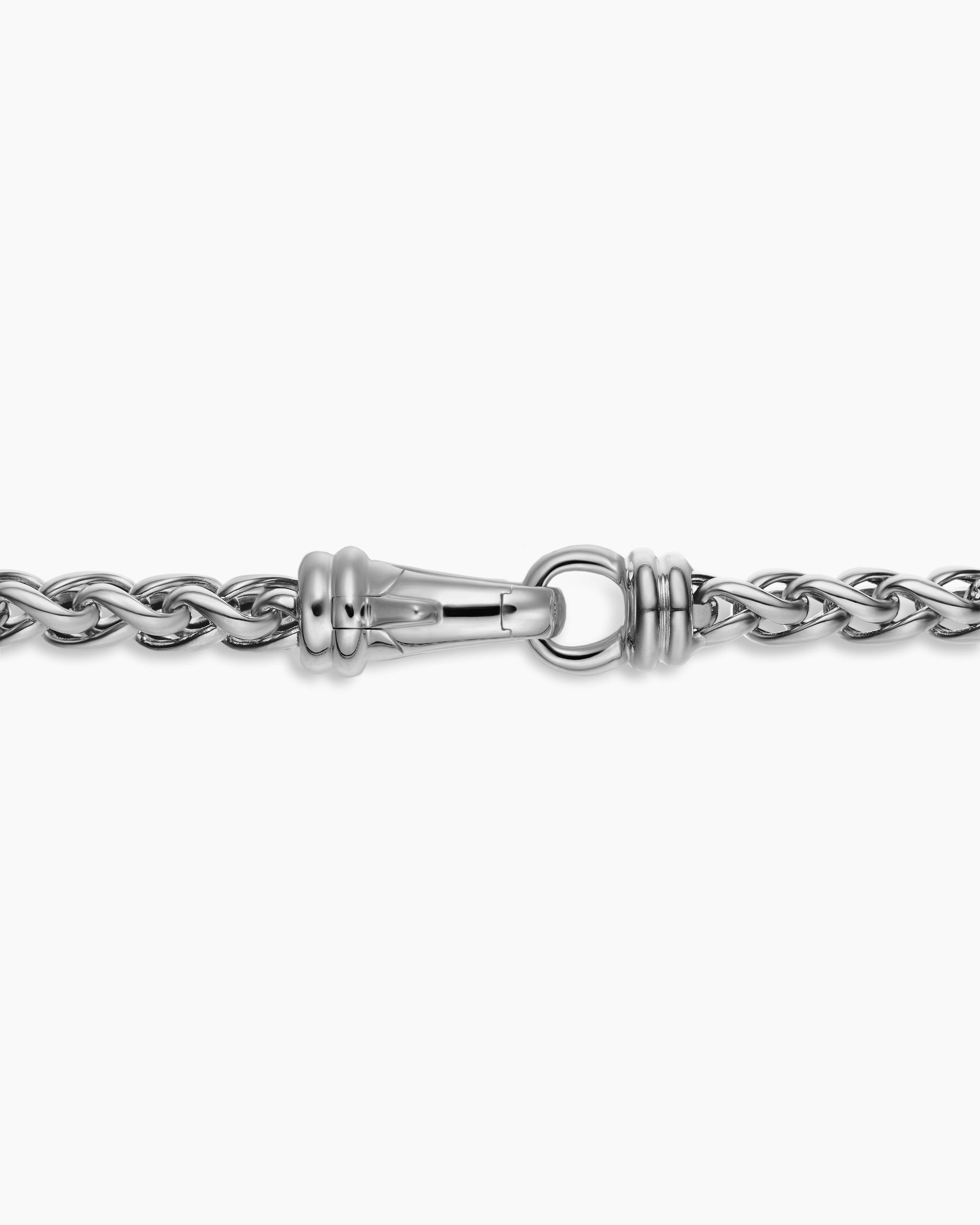 Wheat Chain Necklace in Sterling Silver, 4mm