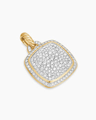 Albion® Pendant in 18K Yellow Gold with Pavé Diamonds, 17mm