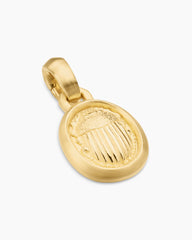 Petrvs® Scarab Pendant in 18K Yellow Gold, 14mm