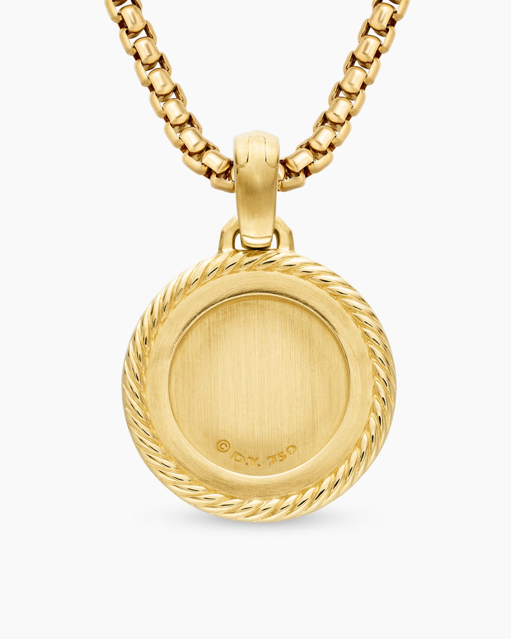 Petrvs® Angel Pendant in 18K Yellow Gold, 13.5mm
