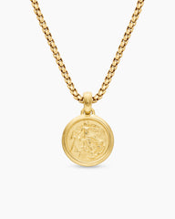 Petrvs® Angel Pendant in 18K Yellow Gold, 13.5mm