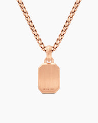 Petrvs® Bee Amulet in 18K Rose Gold with Rubellite and Diamonds, 15mm