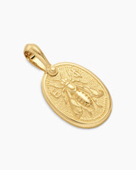 Petrvs® Bee Amulet in 18K Yellow Gold, 17.8mm