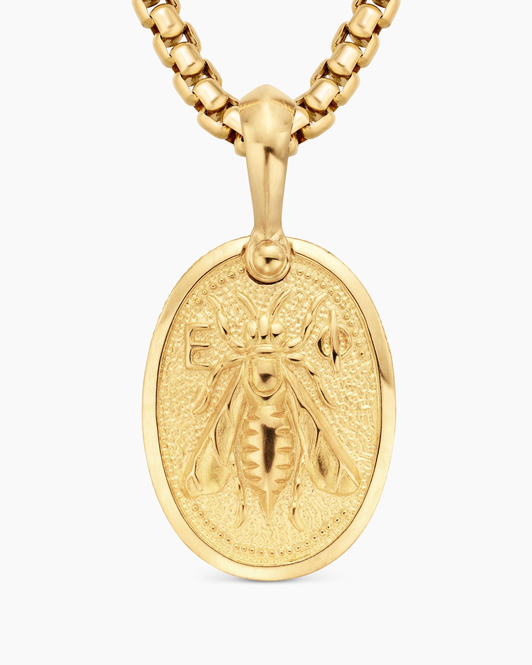 Petrvs® Bee Amulet in 18K Yellow Gold, 17.8mm