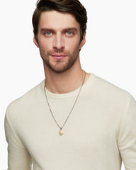 Petrvs® Bee Amulet in Sterling Silver with 18K Yellow Gold, 17.8mm