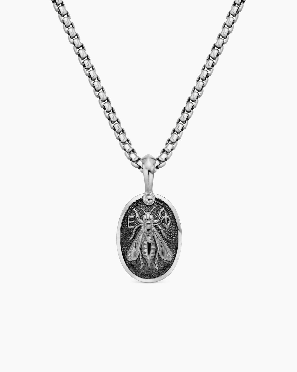 Petrvs® Bee Amulet in Sterling Silver, 17.8mm