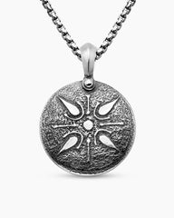 Petrvs® Lion Coin Amulet in Sterling Silver, 25mm