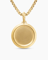 St. Christopher Amulet in 18K Yellow Gold, 26.5mm