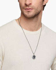 St. Christopher Amulet in Sterling Silver, 26.5mm