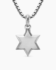 Star of David Amulet in Sterling Silver, 23mm