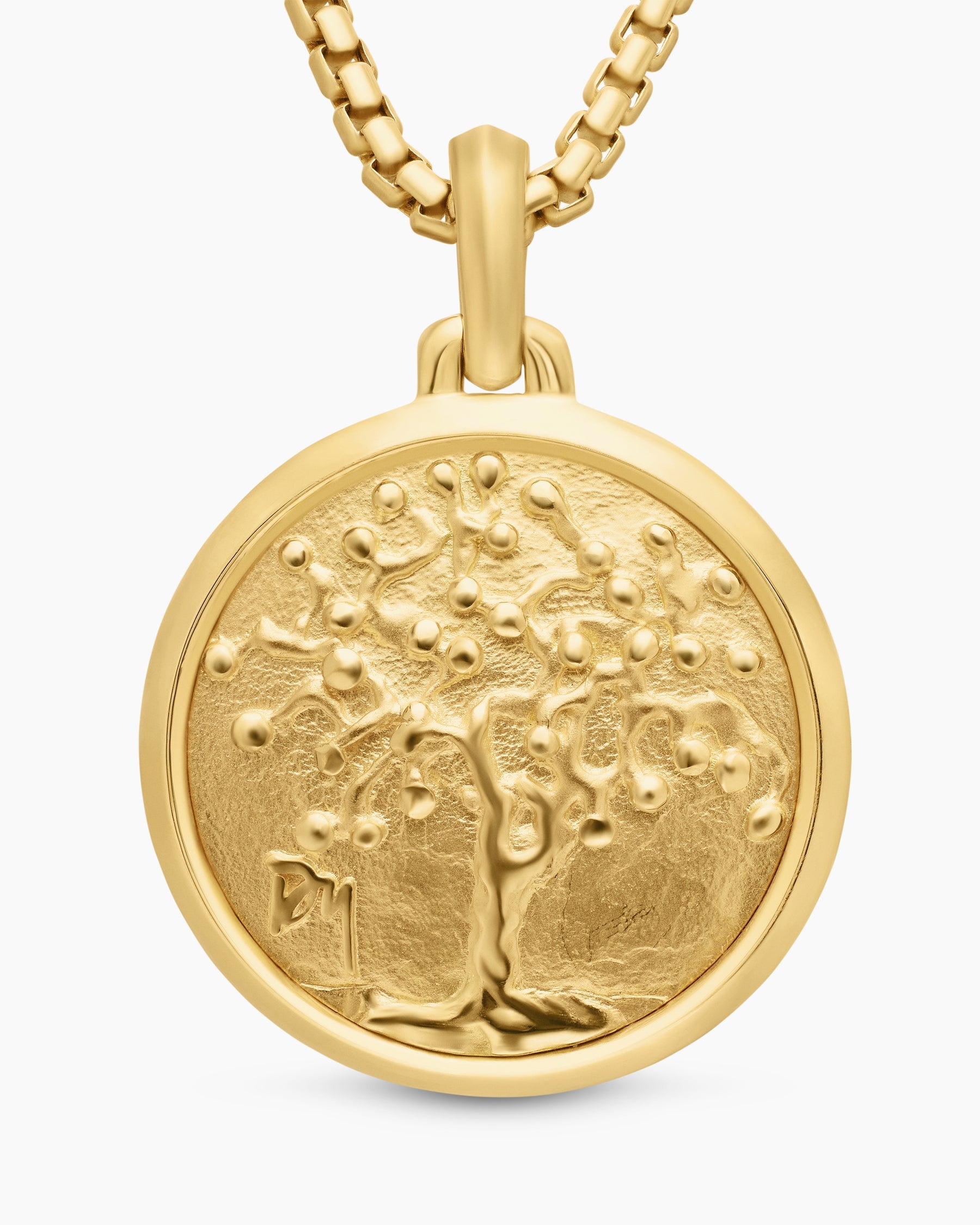 Petrvs® Tree of Life Amulet in 18K Yellow Gold, 29mm