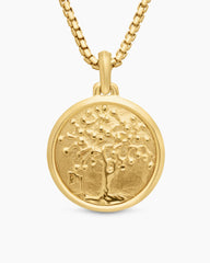 Petrvs® Tree of Life Amulet in 18K Yellow Gold, 29mm