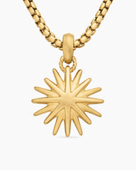 Starburst Charm in 18K Yellow Gold, 21.5mm