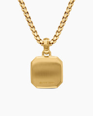 Petrvs® Horse Amulet in 18K Yellow Gold with Mother of Pearl and Diamonds, 16.4mm