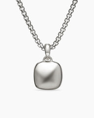 Sculpted Cable Square Locket in Sterling Silver, 14.5mm