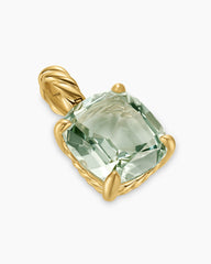 Marbella Pendant in 18K Yellow Gold with Prasiolite, 12mm