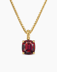 Marbella Pendant in 18K Yellow Gold with Rhodolite Garnet, 12mm