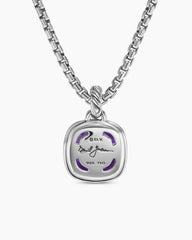 Albion® Pendant in Sterling Silver with 18K Yellow Gold and Amethyst, 11mm