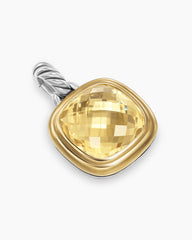 Albion® Pendant in Sterling Silver with 18K Yellow Gold and Champagne Citrine, 11mm
